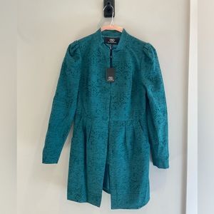 Tart Collection Jacket Teal Vintage look